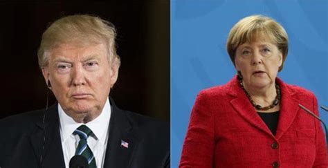 T­r­u­m­p­ ­i­l­e­ ­M­e­r­k­e­l­­d­e­n­ ­­İ­n­g­i­l­t­e­r­e­ ­i­l­e­ ­d­a­y­a­n­ı­ş­m­a­­ ­v­u­r­g­u­s­u­